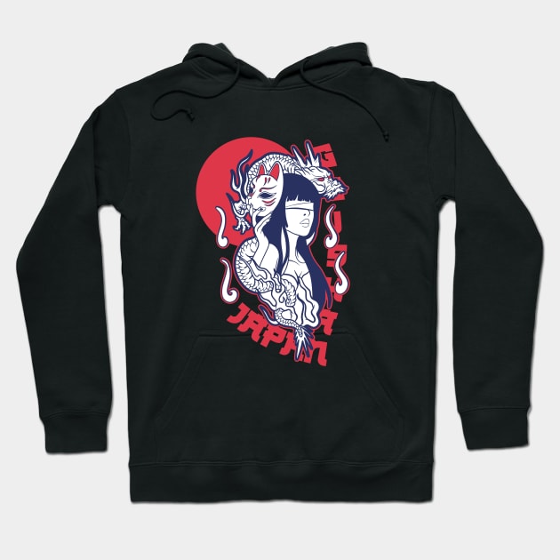 Geisha Girl Hoodie by nehemialeo